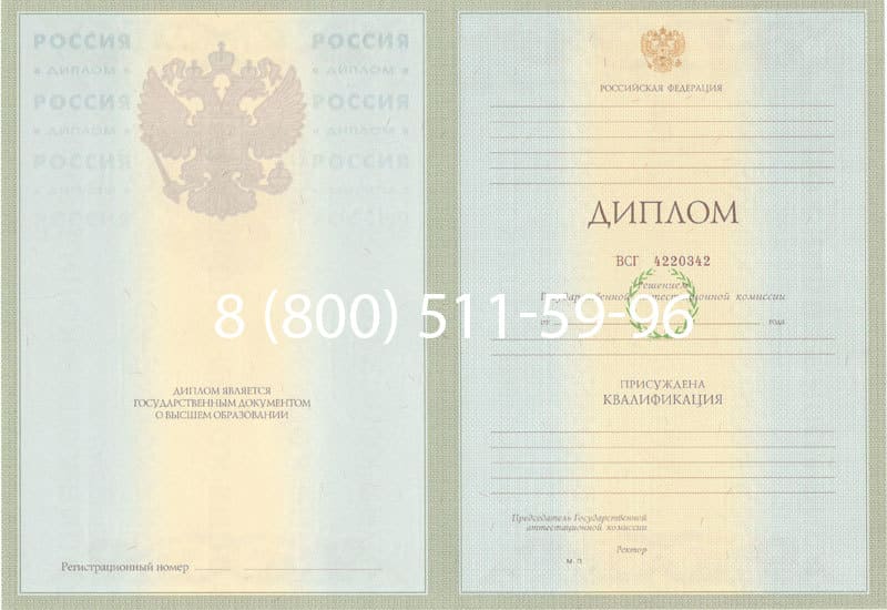 Купить Диплом о высшем образовании 2003-2009 годов в Копейске